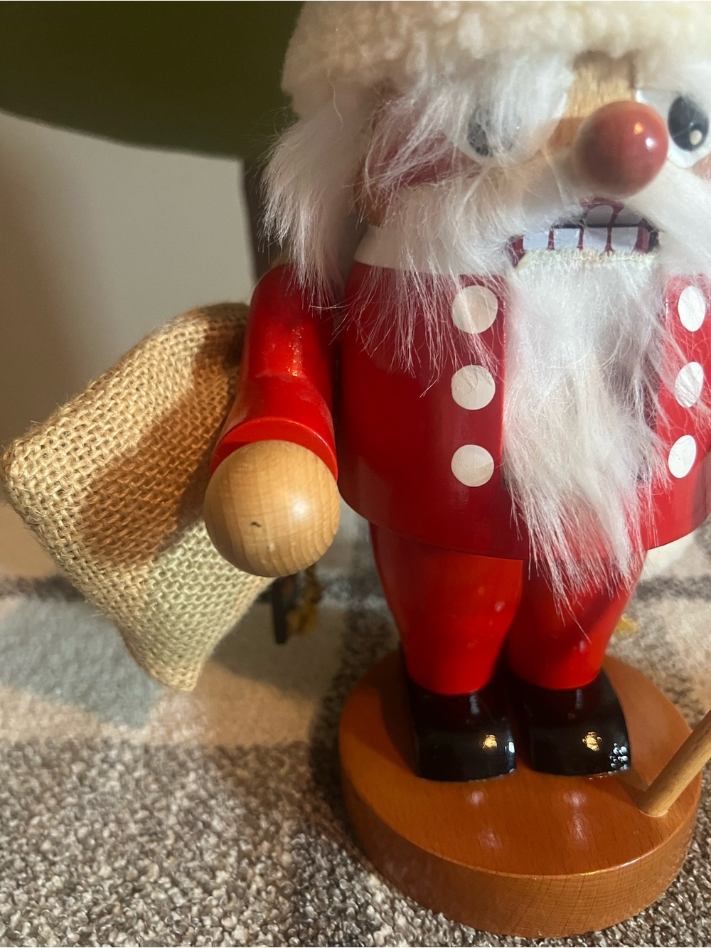 Steinbach Troll Santa Nutcracker Figurine with Faux Fur Hat - Model S1505 - Picture 3 of 9
